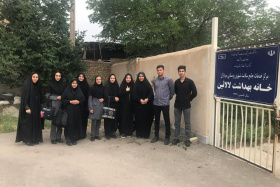 بازدید دانشجویان مرکز آموزش بهورزی از سامانه آبرسانی روستای هلول